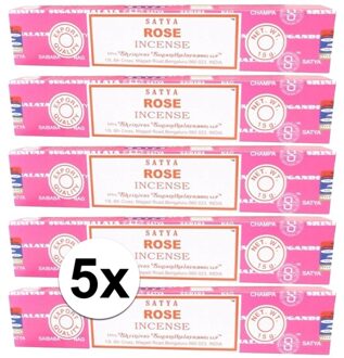 HEM 5x Nag Champa wierook Rose 15 gram - Action products