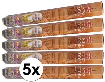 HEM 5x pakje wierook Lucky Buddha - Action products