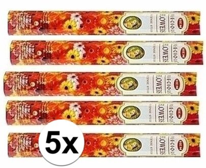 HEM 5x pakje wierook stokjes Precious Flowers - Action products