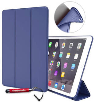 HEM Apple Ipad Air 2 Bookcover Donkerblauw Met Siliconenachterkant En Hoesjeswebstylus