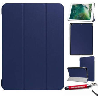 HEM Hoes Ipad 2018 9.7 Newsmart Cover Donker Blauw / Vouw Hoesjes Apple Ipad 2018 / Vouw Hoesje Ipad 2018