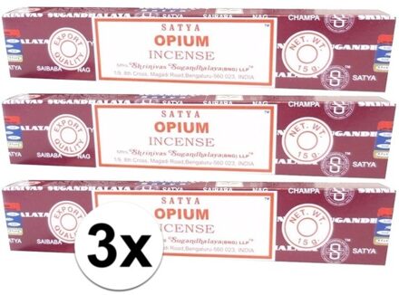 HEM Satya Nag Champa wierook stokjes - Opium - 36x - 15 gram