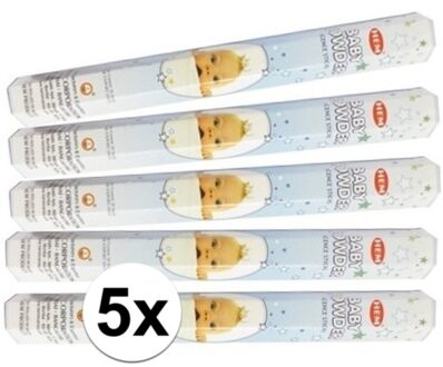 HEM Wierook stokjes - Baby Powder - 5x pakje met 20 stokjes - Yoga/meditatie