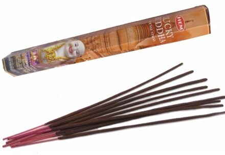 HEM Wierook stokjes - Lucky Buddha - 1x pakje met 20 stokjes - Yoga/meditatie