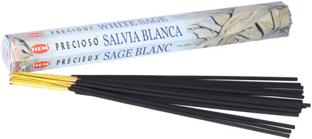 HEM Wierook stokjes/staafjes - witte Salie geur - 20x stokjes - Huis reinigen Multi