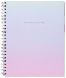 Hema 10-in-1 collegeblok A4 gelinieerd gradient
