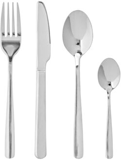Hema 16-delige bestekset valencia (zilver)