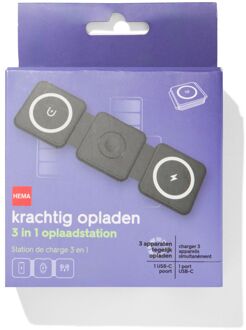 Hema 3 in 1 draadloos oplaadstation