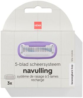 Hema 5-blad scheersysteem navullingen - 3 stuks