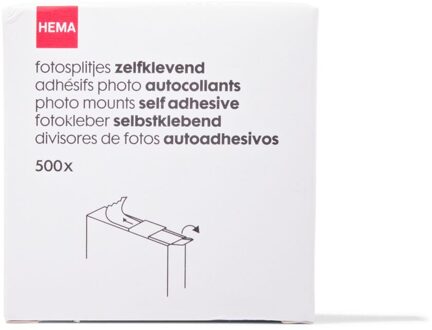 Hema 500-pak fotosplitjes zelfklevend