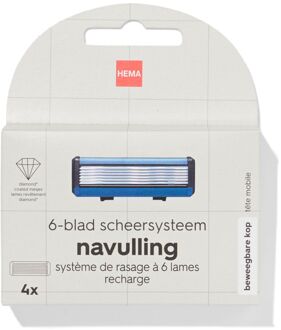 Hema 6-blad scheersysteem navullingen - 4 stuks