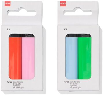 Hema Aanstekers turbo - 2 stuks