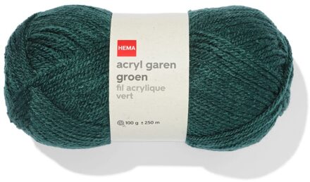 Hema Acryl garen 100g 250m groen