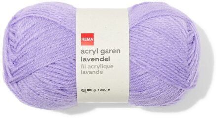 Hema Acryl garen 100g 250m lavendel
