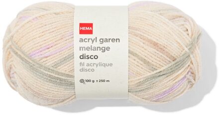 Hema Acryl garen 100g 250m melange disco