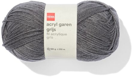 Hema Acryl garen grijs 100gram 250meter