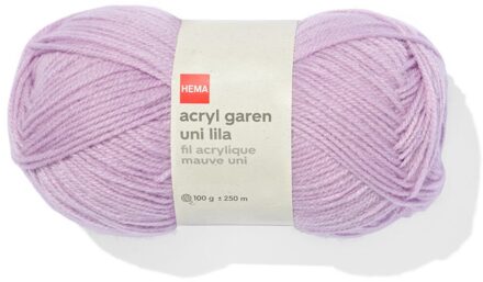 Hema Acryl garen lila 100gram 250meter
