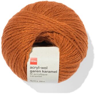 Hema Acryl-wol garen karamel 100gram 165meter