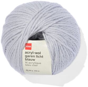 Hema Acryl-wol garen lichtblauw 100gram 165meter
