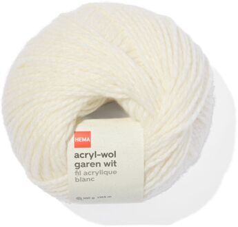 Hema Acryl-wol garen wit 100gram 165meter