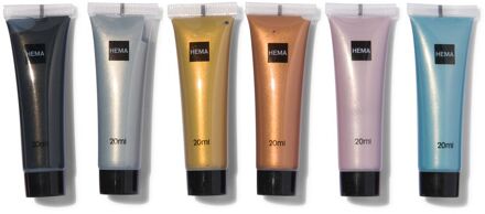 Hema Acrylverf metallic 6x20ml
