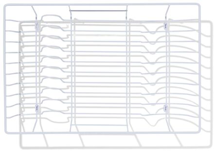 Hema Afdruiprek 30x45x10.5cm metaal wit