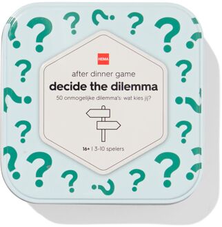 Hema After dinner game 'dicide the dilemma'