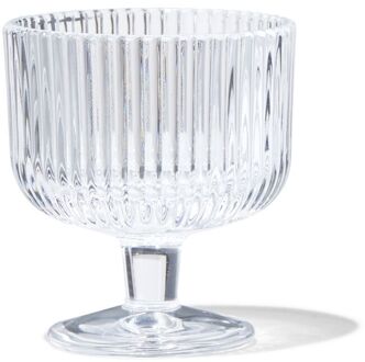 Hema Aperitief glas Bergen streep reliëf 70ml