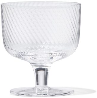 Hema Aperitiefglas Bergen glas twist reliëf (transparant)
