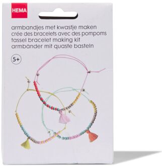 Hema Armbandjes maken met kwastje