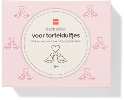 Hema Babbelbox voor tortelduifjes