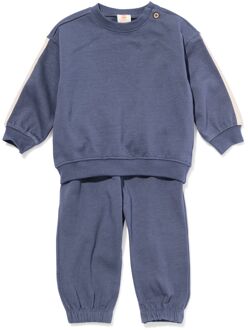 Hema Baby kleding sweatset blauw (blauw) - 92