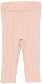 Hema Baby legging rib gebreid oudroze (oudroze) - 74