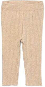 Hema Baby legging rib gebreid zand (zand) - 92