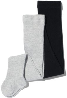 Hema Baby maillots met katoen - 2 stuks grijsmelange (grijsmelange) - 86
