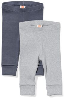 Hema Baby meegroeileggings rib - 2 stuks grijs (grijs) - 86/92