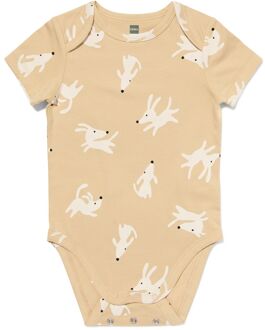 Hema Baby meegroeiromper honden naturel (naturel) - 86/92