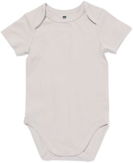 Hema Baby meegroeiromper lichtgrijs (lichtgrijs) - 86/92