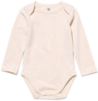 Hema Baby romper met stretch beige (beige) - 62/68