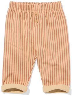 Hema Baby sweatbroek comfy fit strepen bruin (bruin) - 86