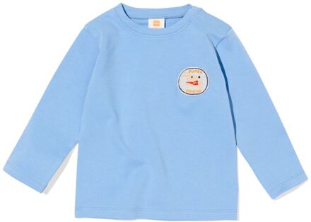 Hema Baby T-shirt jersey blauw (blauw) - 80