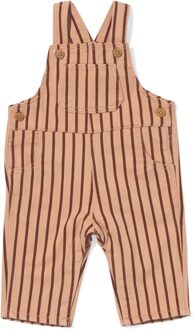 Hema Baby tuinbroek strepen bruin (bruin) - 92