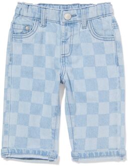 Hema Babybroek blokken comfy fit denim (denim) - 92