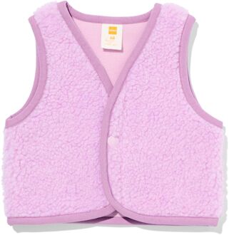 Hema Babygilet fleece paars (paars) - 86
