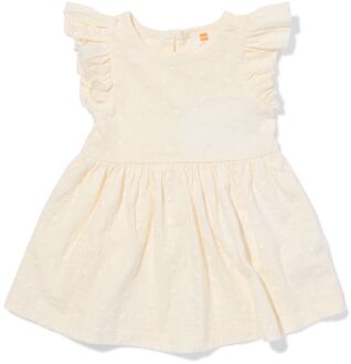 Hema Babyjurk A-lijn broderie gebroken wit (gebroken wit) - 74