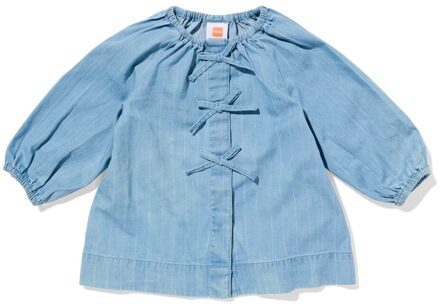 Hema Babyjurk strepen denim (denim) - 68