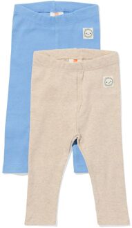 Hema Babyleggings rib - 2 stuks blauw (blauw) - 92