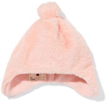 Hema Babymuts pompon lichtroze (lichtroze) - 0-4 m