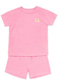 Hema Babypyjama badstof roze (roze) - 98/104
