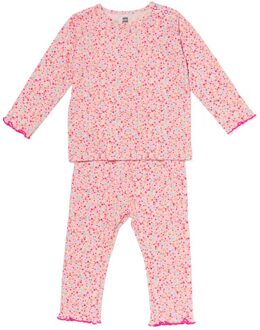 Hema Babypyjama bloemen multicolor (multicolor) - 74/80